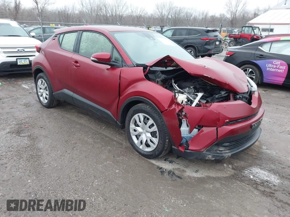 2019 Toyota C-HR XLE with VIN JTNKHMBX5K1062246, listed as a IAAI auction lot 41515839 with 44,098 mi miles. Bid and sale history available at carsss.com. Image 1.
