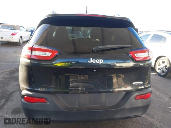 2015 Jeep Cherokee Latitude with VIN 1C4PJLCB7FW632624, listed as a IAAI auction lot 41413648 with 110,274 mi miles. Bid and sale history available at carsss.com. Image 15.