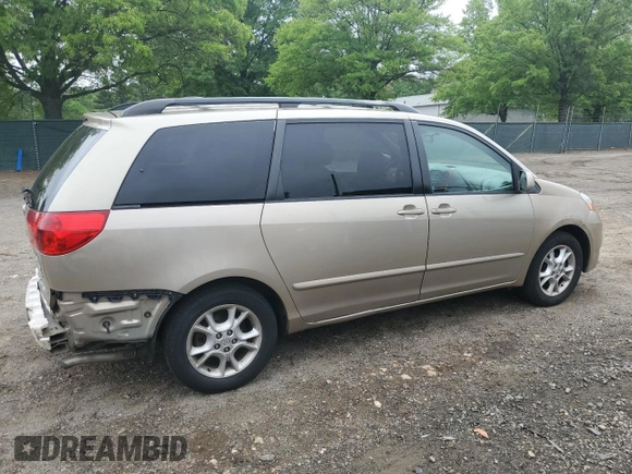 2006 Toyota Sienna XLE z VIN 5TDZA22C56S466035, wystawiony jako Copart lot #55452845 z przebiegiem 246 149 mil mil oraz Szkoda całkowita • Salvage title. Historia ofert i sprzedaży dostępna na DreamBid. Obrazek 3.