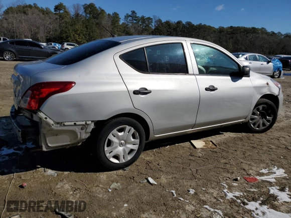 2015 Nissan Versa SV with VIN 3N1CN7APXFL851725, listed as a Copart auction lot 45747845 with 151,719 mi miles and Salvage title. Bid and sale history available at DreamBid. Image 3.