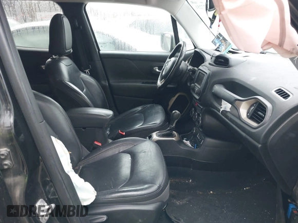 2017 Jeep Renegade Limited with VIN ZACCJBDB0HPE97445, listed as a IAAI auction lot 40727251 with 120,235 mi miles and . Bid and sale history available at DreamBid. Image 5.