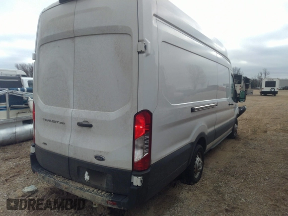 2022 Ford Transit Cargo with VIN 1FTBR3U84NKA63761, listed as a IAAI auction lot 41100280 with 90,993 mi miles and . Bid and sale history available at DreamBid. Image 4.