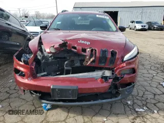 2016 Jeep Cherokee Sport with VIN 1C4PJMAB8GW187465, listed as a Copart auction lot 43308185 with 118,099 mi miles and Clean Title. Bid and sale history available at carsss.com. Image 5.