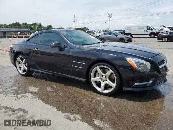 2015 Mercedes-Benz SL 400 with VIN WDDJK6FA4FF037405, listed as a Copart auction lot 61626415 with Not provided miles and Salvage title. Bid and sale history available at DreamBid. Image 4.
