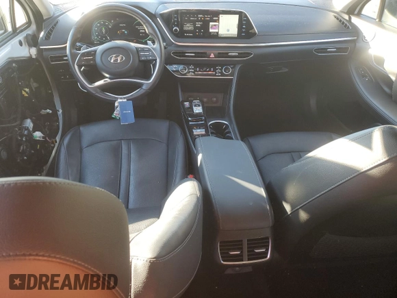 2020 Hyundai Sonata Hybrid Limited with VIN KMHL54JJ1LA012262, listed as a Copart auction lot 41403825 with 35,033 mi miles and Salvage Title. Bid and sale history available at carsss.com. Image 8.