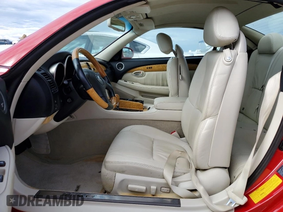 2004 Lexus SC with VIN JTHFN48Y540058333, listed as a Copart auction lot 74307164 with Not Provided miles and Non Repairable. Bid and sale history available at carsss.com. Image 7.
