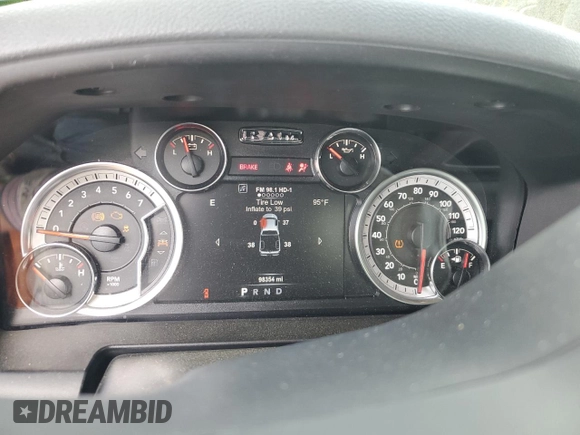 2018 Ram 1500 Big Horn with VIN 1C6RR6GT0JS169268, listed as a Copart auction lot 55416995 with 98,354 mi miles and Salvage title. Bid and sale history available at DreamBid. Image 9.