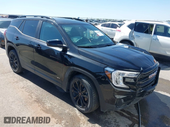 2022 GMC Terrain SLE with VIN 3GKALMEV2NL314044, listed as a IAAI auction lot 41946903 with 25,801 mi miles. Bid and sale history available at carsss.com. Image 1.