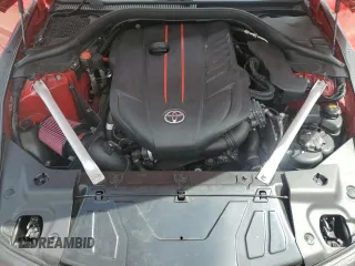 2021 Toyota GR Supra 3.0 with VIN WZ1DB0C06MW034973, listed as a Copart auction lot 59901174 with 0 mi miles and Salvage Title. Bid and sale history available at carsss.com. Image 11.