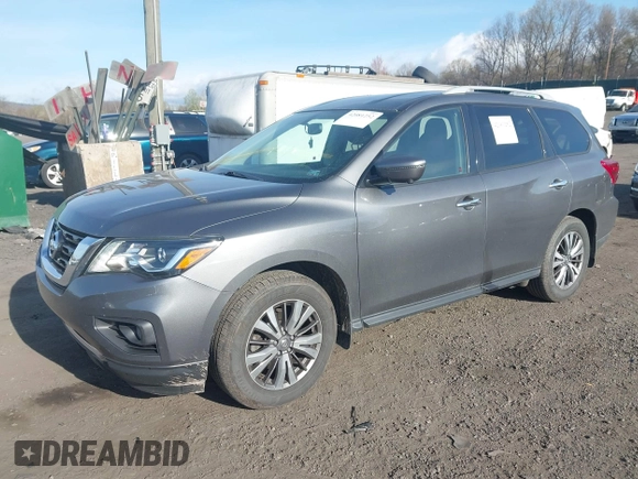 2019 Nissan Pathfinder S with VIN 5N1DR2MN6KC630742, listed as a IAAI auction lot 42081252 with 118,448 mi miles and . Bid and sale history available at DreamBid. Image 17.