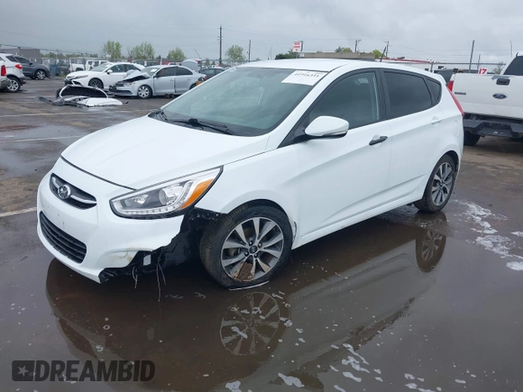 2016 Hyundai Accent Sport with VIN KMHCU5AE4GU249974, listed as a IAAI auction lot 41916351 with 127,692 mi miles. Bid and sale history available at carsss.com. Image 17.