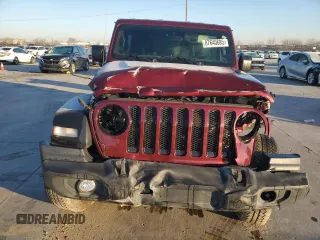 2021 Jeep Wrangler Unlimited 80th Anniversary with VIN 1C4HJXDN9MW596033, listed as a Copart auction lot 87640685 with 14,633 mi miles and Salvage title. Bid and sale history available at DreamBid. Image 5.
