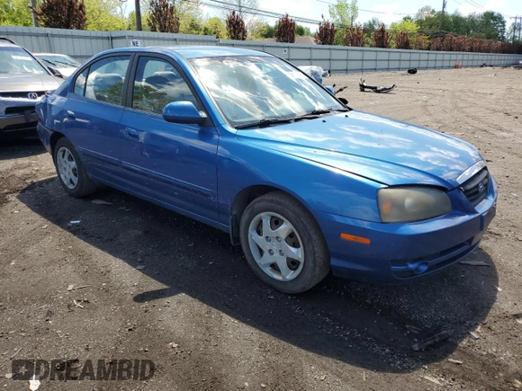 2005 Hyundai Elantra GLS z VIN KMHDN46D15U063723, wystawiony jako Copart lot #56113495 z przebiegiem 115 513 mil mil oraz Szkoda całkowita • Salvage title. Historia ofert i sprzedaży dostępna na DreamBid. Obrazek 4.