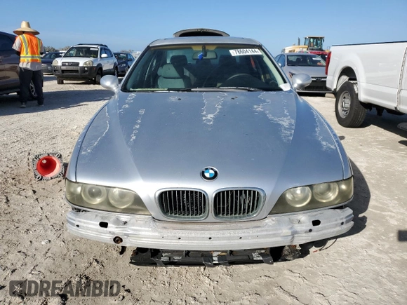 1997 BMW 5 Series 528iA with VIN WBADD6322VBW11016, listed as a Copart auction lot 78604144 with 0 mi miles and Salvage Title. Bid and sale history available at carsss.com. Image 5.