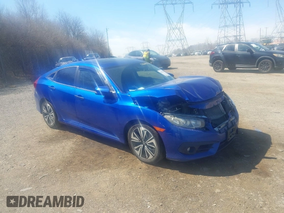 2016 Honda Civic Sedan EX-T with VIN 19XFC1F30GE026799, listed as a IAAI auction lot 41837076 with 127,421 mi miles. Bid and sale history available at carsss.com. Image 1.
