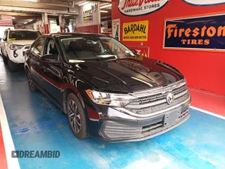 2024 Volkswagen Jetta S with VIN 3VW5M7BU3RM042060, listed as a IAAI auction lot 42734023 with 27,927 mi miles and . Bid and sale history available at DreamBid. Image 29.