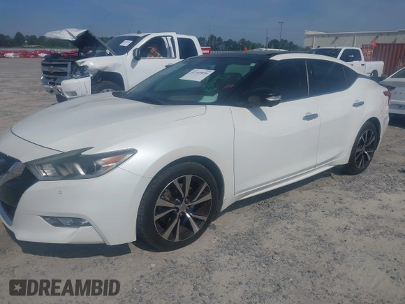 2017 Nissan Maxima SR with VIN 1N4AA6AP7HC453242, listed as a IAAI auction lot 42169056 with 104,881 mi miles and . Bid and sale history available at DreamBid. Image 2.