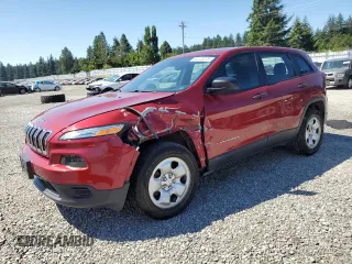 2017 Jeep Cherokee Sport with VIN 1C4PJMABXHD230619, listed as a Copart auction lot 64120275 with 101,327 mi miles and Salvage title. Bid and sale history available at DreamBid. Image 1.
