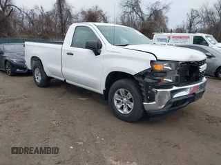 2020 Chevrolet Silverado 1500 Work Truck with VIN 3GCNWAEF3LG290998, listed as a IAAI auction lot 41350711 with 81,856 mi miles. Bid and sale history available at carsss.com. Image 1.