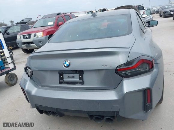 2025 BMW M2 with VIN 3MF23DM0XS8E95167, listed as a IAAI auction lot 41664519 with 13 mi miles. Bid and sale history available at carsss.com. Image 16.