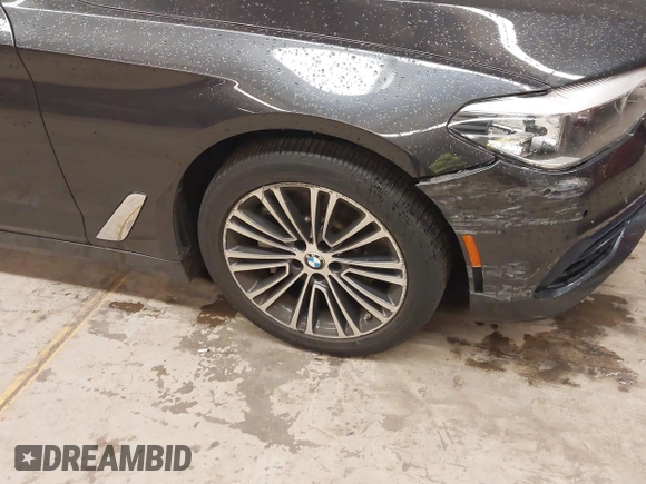 2019 BMW 5 Series 540i xDrive with VIN WBAJE7C53KWW12941, listed as a IAAI auction lot 41016611 with 77,499 mi miles and . Bid and sale history available at DreamBid. Image 17.