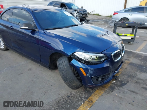 2016 BMW 2 Series 228i with VIN WBA1F9C55GV545295, listed as a IAAI auction lot 41539525 with 147,604 mi miles. Bid and sale history available at carsss.com. Image 6.