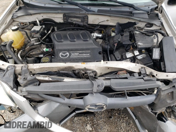 2002 Mazda Tribute LX with VIN 4F2CU08122KM01491, listed as a Copart auction lot 45290265 with 134,141 mi miles and Salvage Title. Bid and sale history available at carsss.com. Image 12.
