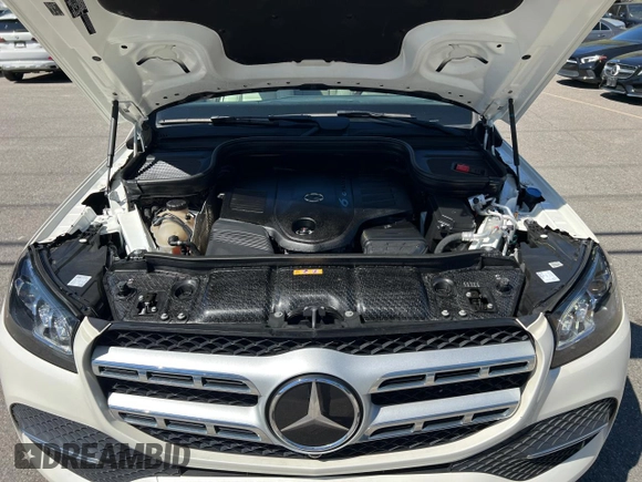 2022 Mercedes-Benz GLS 450 with VIN 4JGFF5KE1NA735534, listed as a Copart auction lot 55498415 with 113,393 mi miles and Clean Title. Bid and sale history available at DreamBid. Image 8.