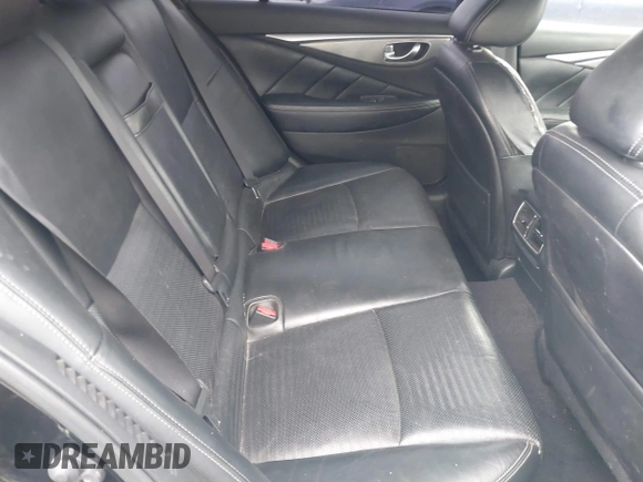 2014 Infiniti Q50 Hybrid Sport with VIN JN1AV7AP7EM691279, listed as a IAAI auction lot 41547805 with 127,325 mi miles and . Bid and sale history available at DreamBid. Image 8.