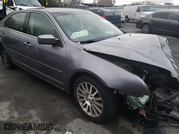 2006 Mercury Milan Premier with VIN 3MEHM08Z36R659174, listed as a Copart auction lot 53563714 with 0 mi miles and Salvage Title. Bid and sale history available at carsss.com. Image 10.