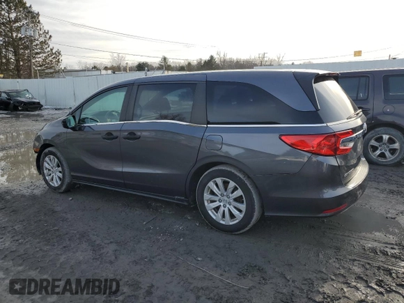 2019 Honda Odyssey LX with VIN 5FNRL6H24KB116751, listed as a Copart auction lot 47369715 with 160,256 mi miles and Salvage Title. Bid and sale history available at DreamBid. Image 2.