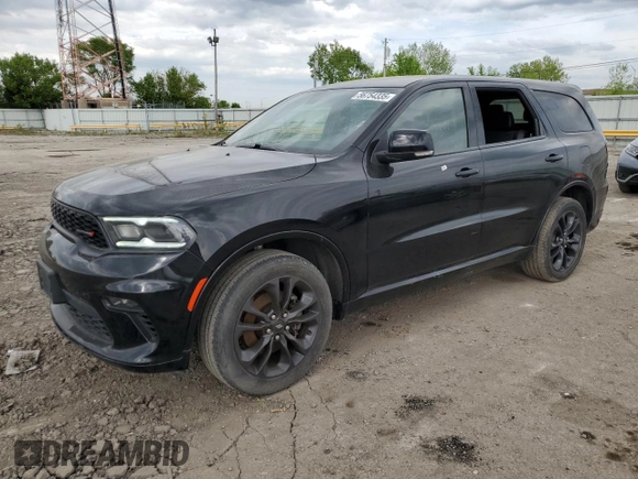 2021 Dodge Durango GT Plus with VIN 1C4RDJDG8MC641653, listed as a Copart auction lot 56754335 with 68,383 mi miles and Non repairable. Bid and sale history available at DreamBid. Image 1.