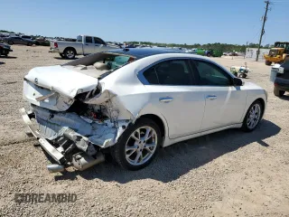 2012 Nissan Maxima S with VIN 1N4AA5APXCC844579, listed as a Copart auction lot 53121245 with 128,979 mi miles and Salvage title. Bid and sale history available at DreamBid. Image 3.