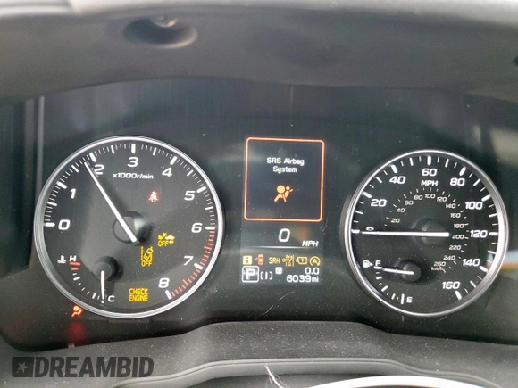 2025 Subaru Forester Premium with VIN JF2SLDDC6SH479168, listed as a Copart auction lot 61087685 with 6,039 mi miles and Non repairable. Bid and sale history available at DreamBid. Image 9.