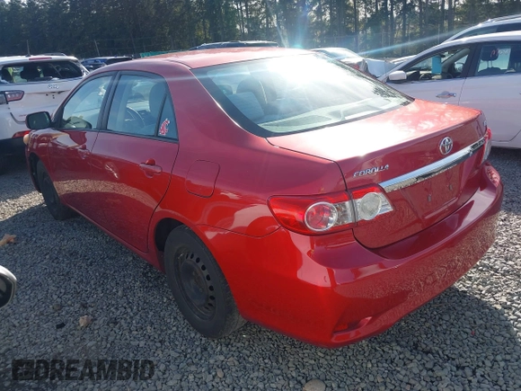 2011 Toyota Corolla L with VIN 2T1BU4EE2BC634962, listed as a IAAI auction lot 41966964 with 165,115 mi miles. Bid and sale history available at carsss.com. Image 3.