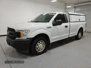 2018 Ford F-150 XL with VIN 1FTMF1CB8JKD38299, listed as a Copart auction lot 52132795 with 157,887 mi miles and Clean Title. Bid and sale history available at carsss.com. Image 1.
