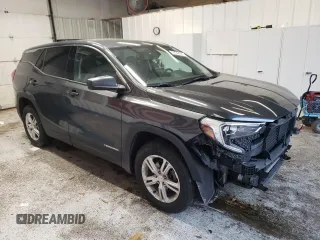 2020 GMC Terrain SLE with VIN 3GKALTEV2LL103899, listed as a Copart auction lot 59542635 with 55,524 mi miles and Salvage title. Bid and sale history available at DreamBid. Image 4.