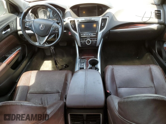 2015 Acura TLX Advance with VIN 19UUB2F77FA002439, listed as a Copart auction lot 87069904 with 252,446 mi miles and Salvage title. Bid and sale history available at DreamBid. Image 8.