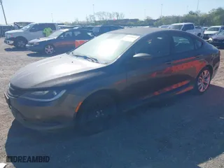 2015 Chrysler 200 S with VIN 1C3CCCBG0FN514124, listed as a IAAI auction lot 42038014 with 143,297 mi miles. Bid and sale history available at carsss.com. Image 2.