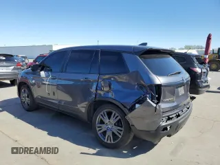 2020 Honda Passport EX-L with VIN 5FNYF7H57LB001582, listed as a Copart auction lot 47592685 with 54,530 mi miles and Salvage Title. Bid and sale history available at DreamBid. Image 2.