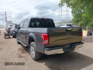 2017 Ford F-150 XL with VIN 1FTEW1EGXHFB50433, listed as a IAAI auction lot 42231546 with 105,140 mi miles and . Bid and sale history available at DreamBid. Image 3.