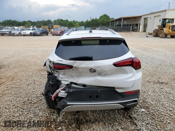 2021 Buick Encore GX Select with VIN KL4MMDS25MB072229, listed as a Copart auction lot 60198005 with 39,401 mi miles and Salvage title. Bid and sale history available at DreamBid. Image 6.