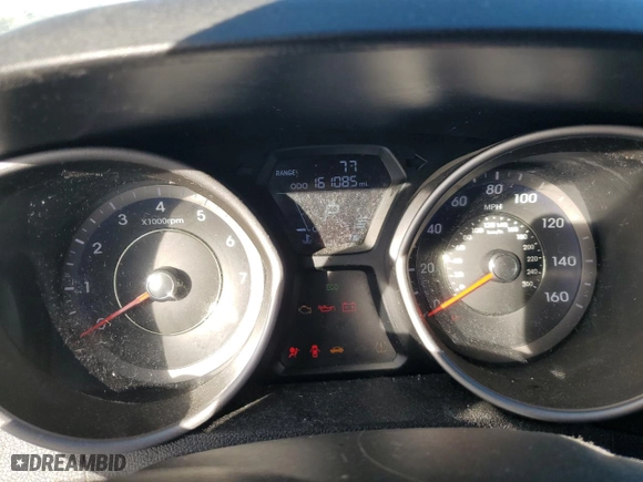 2013 Hyundai Elantra Coupe GS PZEV with VIN KMHDH6AE6DU000859, listed as a Copart auction lot 86161554 with 161,085 mi miles and Salvage Title. Bid and sale history available at carsss.com. Image 9.