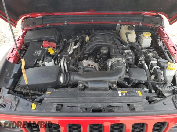 2022 Jeep Gladiator Rubicon with VIN 1C6JJTBGXNL111178, listed as a Copart auction lot 74686344 with 30,587 mi miles and Salvage title. Bid and sale history available at DreamBid. Image 11.