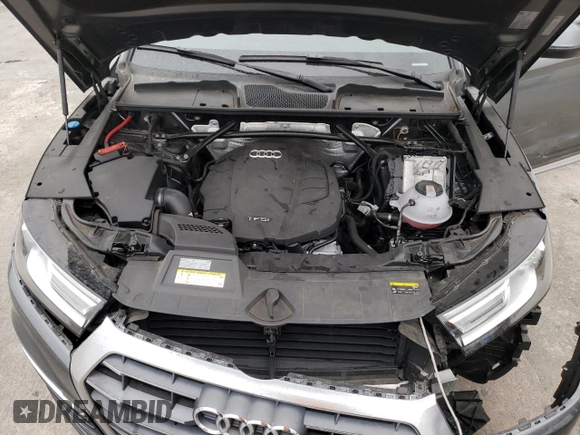 2018 Audi Q5 Premium with VIN WA1ANAFY8J2014110, listed as a Copart auction lot 63578382 with 34,216 mi miles. Bid and sale history available at carsss.com. Image 7.
