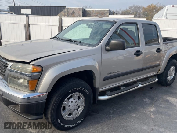 2004 GMC Canyon 1SB SLE Z85 with VIN 1GTDT136648111531, listed as a Copart auction lot 80749344 with 130,484 mi miles and Clean Title. Bid and sale history available at carsss.com. Image 2.