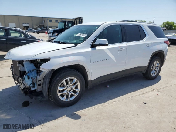 2018 Chevrolet Traverse LT Cloth with VIN 1GNERGKW2JJ193809, listed as a Copart auction lot 52849065 with 126,911 mi miles and Salvage Title. Bid and sale history available at carsss.com. Image 1.