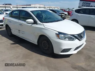 2016 Nissan Sentra SV with VIN 3N1AB7AP9GY215656, listed as a IAAI auction lot 41787521 with 142,739 mi miles and . Bid and sale history available at DreamBid. Image 1.
