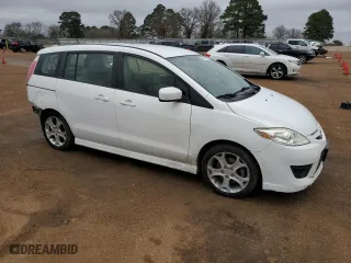 2010 Mazda Mazda5 Sport with VIN JM1CR2W30A0385156, listed as a Copart auction lot 43717875 with 156,602 mi miles and Salvage Title. Bid and sale history available at carsss.com. Image 4.