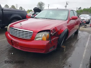 2002 Cadillac DeVille with VIN 1G6KD57YX2U257123, listed as a IAAI auction lot 41952025 with 180,278 mi miles. Bid and sale history available at carsss.com. Image 18.